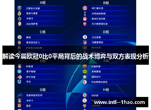 解读今晨欧冠0比0平局背后的战术博弈与双方表现分析 解读今晨欧冠0比0平局背后的战术博弈与双方表现分析